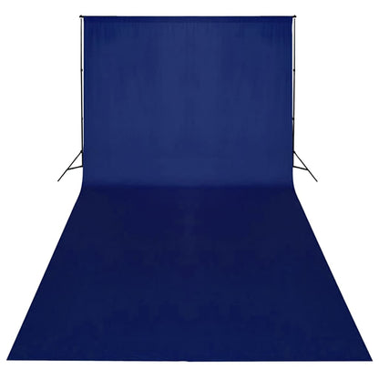 Achtergrond Chromakey Katoen 600 x 300 cm Blauw
