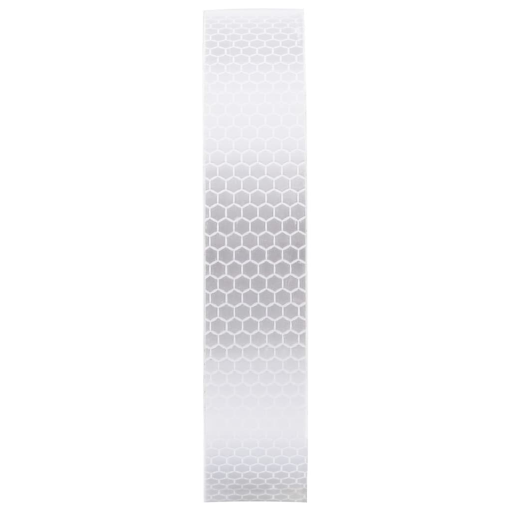 Reflecterende Tape 2,5 Cm X 20 M Pvc Wit 0.025 x 20 m