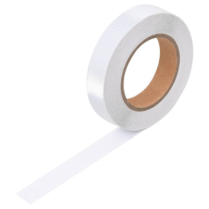 Reflecterende Tape 2,5 Cm X 20 M Pvc Wit 0.025 x 20 m