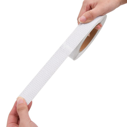 Reflecterende Tape 2,5 Cm X 20 M Pvc Wit 0.025 x 20 m