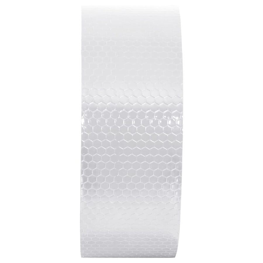 Reflecterende tape 5 cm x 20 m PVC wit