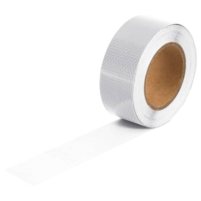 Reflecterende Tape 5 Cm X 20 M Pvc Wit 0.05 x 20 m