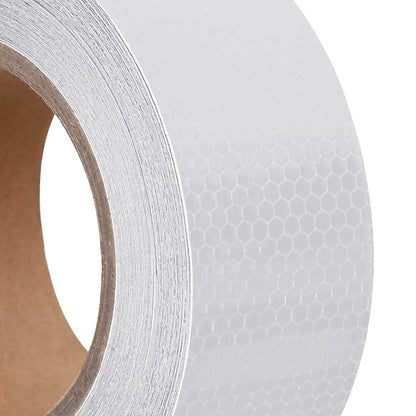 Reflecterende Tape 5 Cm X 20 M Pvc Wit 0.05 x 20 m
