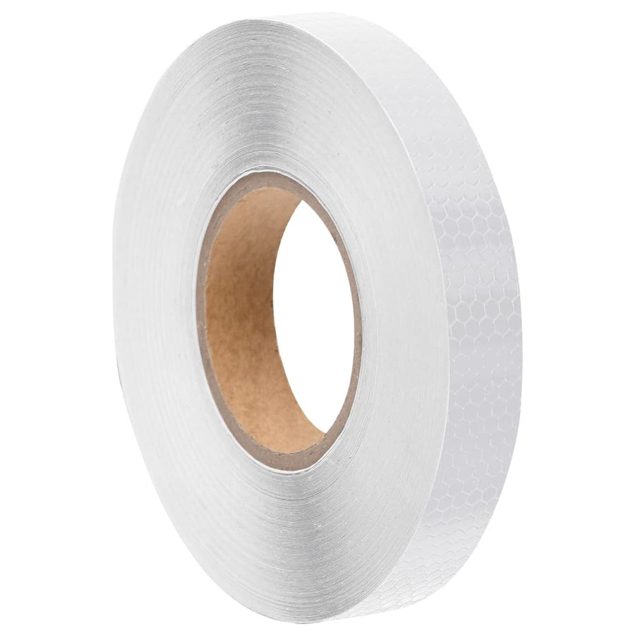 Reflecterende Tape 2,5 Cm X 50 M Pvc Wit 1 0.025 x 50 m