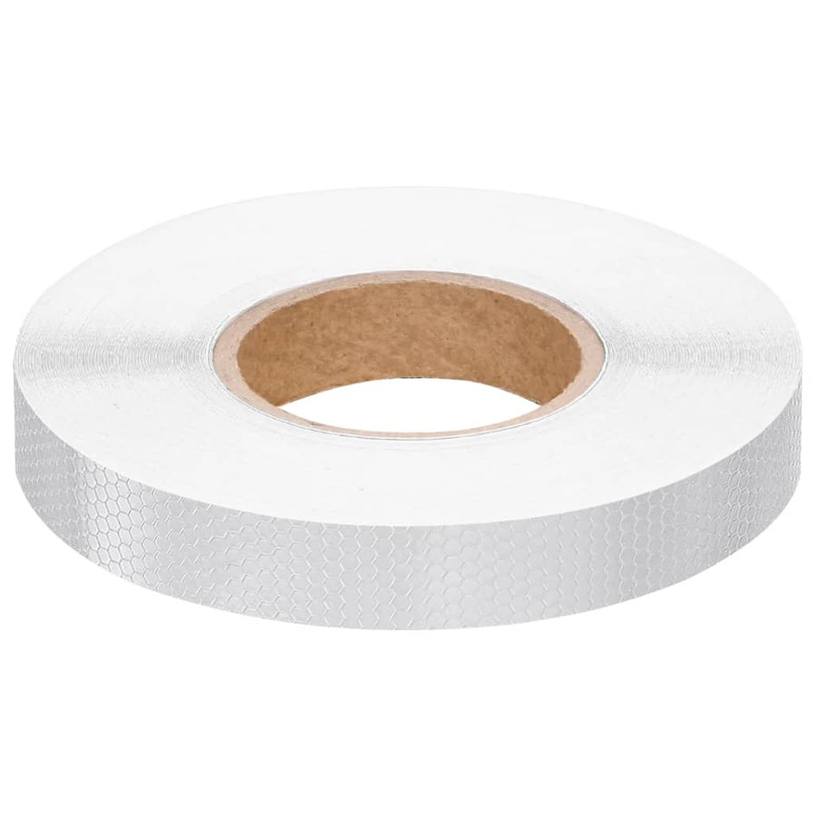 Reflecterende Tape 2,5 Cm X 50 M Pvc Wit 1 0.025 x 50 m