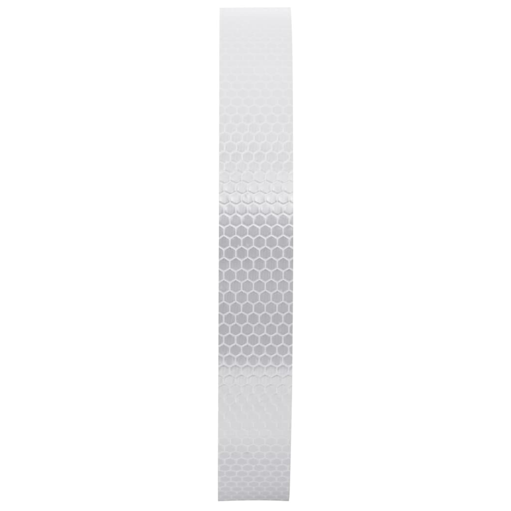 Reflecterende Tape 2,5 Cm X 50 M Pvc Wit 1 0.025 x 50 m