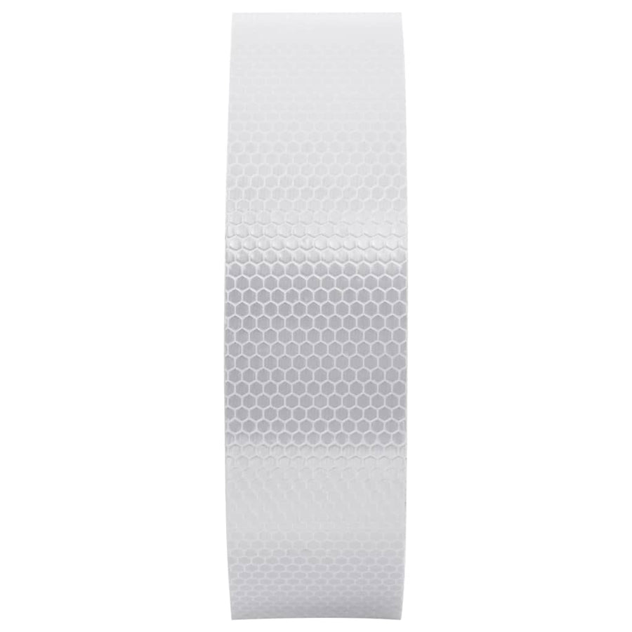 Reflecterende tape 5 cm x 50 m PVC wit