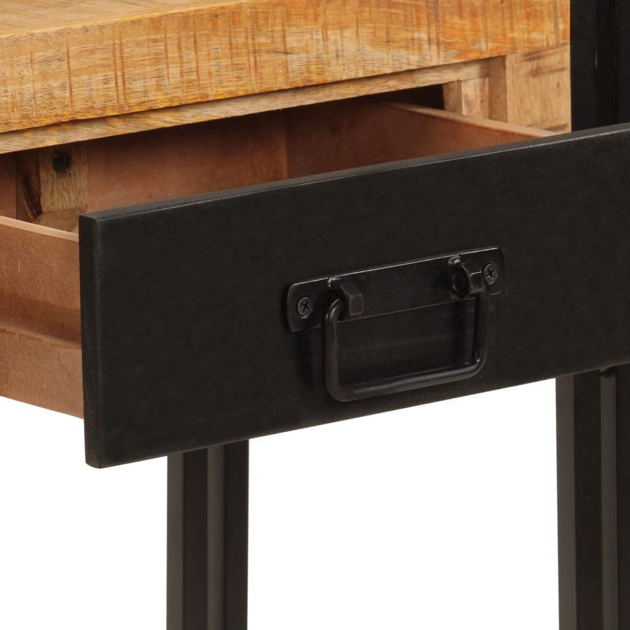 Wandtafel 0X30X76 Cm massief mangohout