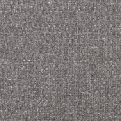Driezitsbank 180 cm stof lichtgrijs