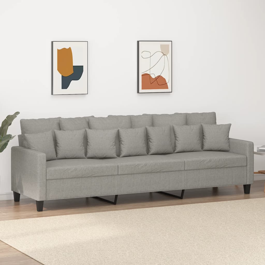 Driezitsbank Stof 210 cm