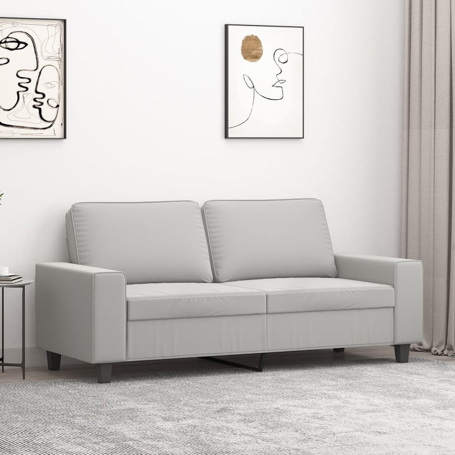 Tweezitsbank Microvezelstof 140 cm