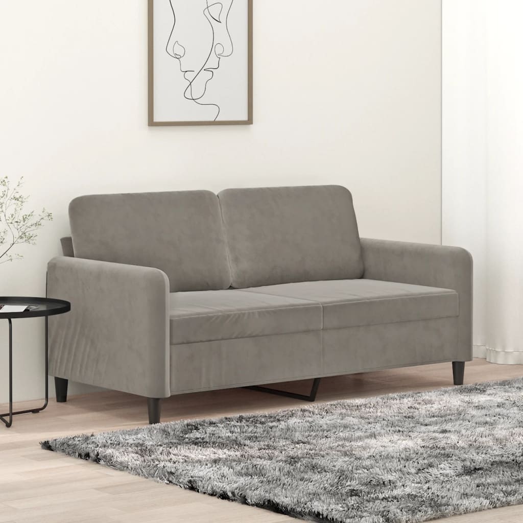 Tweezitsbank Fluweel 140 cm