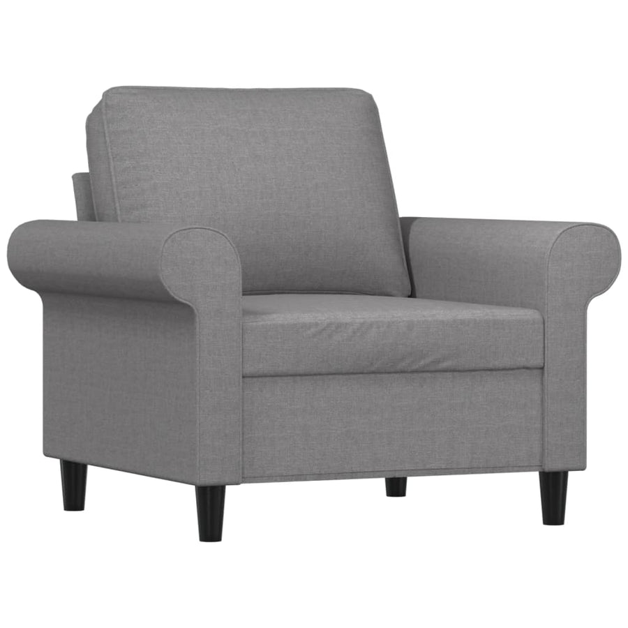 Fauteuil 60 cm stof lichtgrijs