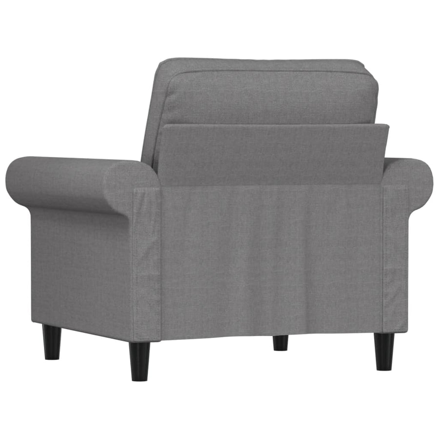 Fauteuil 60 cm stof lichtgrijs