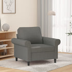 Fauteuil 60 Cm Stof Donkergrijs 92 x 77 x 80 cm