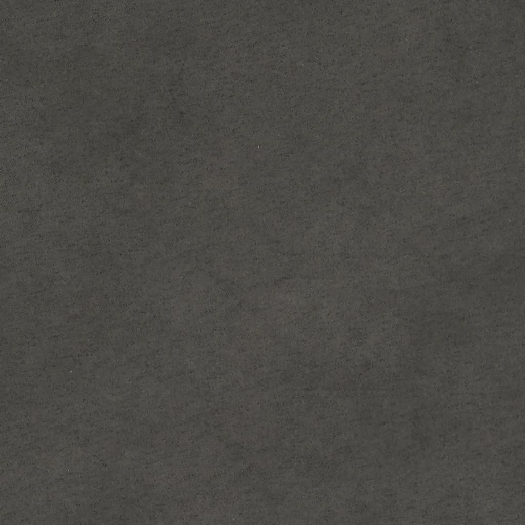 Driezitsbank 210 cm microvezelstof donkergrijs