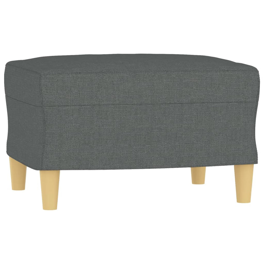 Voetenbank 60X50X41 Cm Stof Donkergrijs