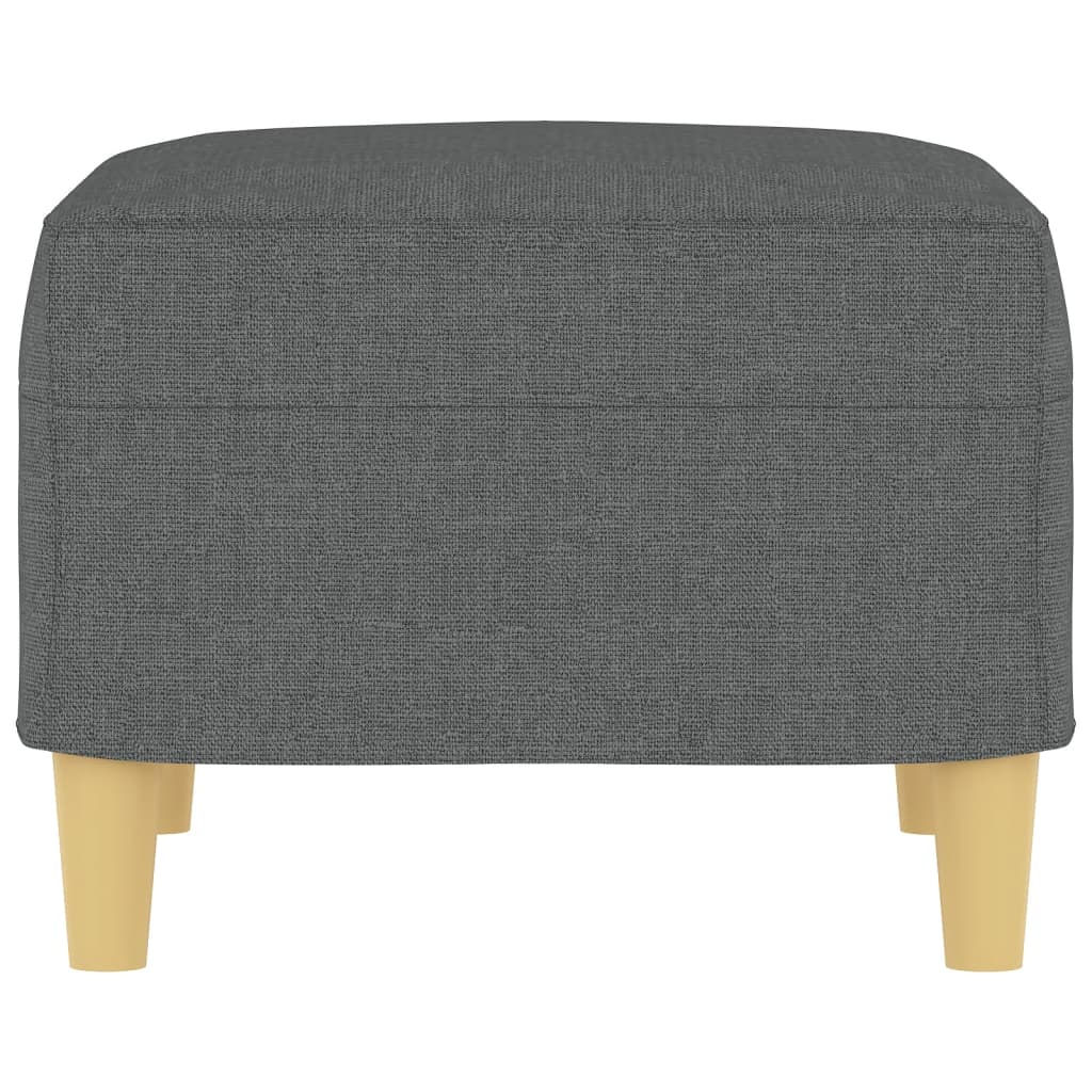 Voetenbank 60X50X41 Cm Stof Donkergrijs