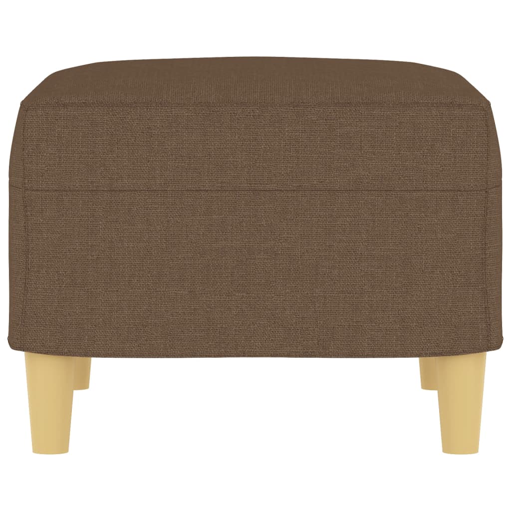 Voetenbank 60X50X41 Cm Stof Bruin