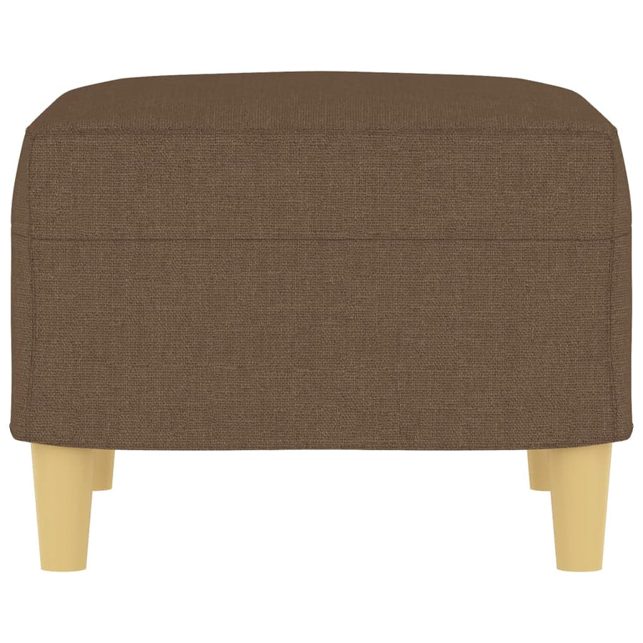 Voetenbank 60X50X41 Cm Stof Bruin