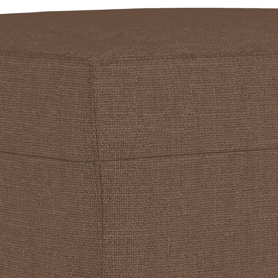 Voetenbank 60X50X41 Cm Stof Bruin