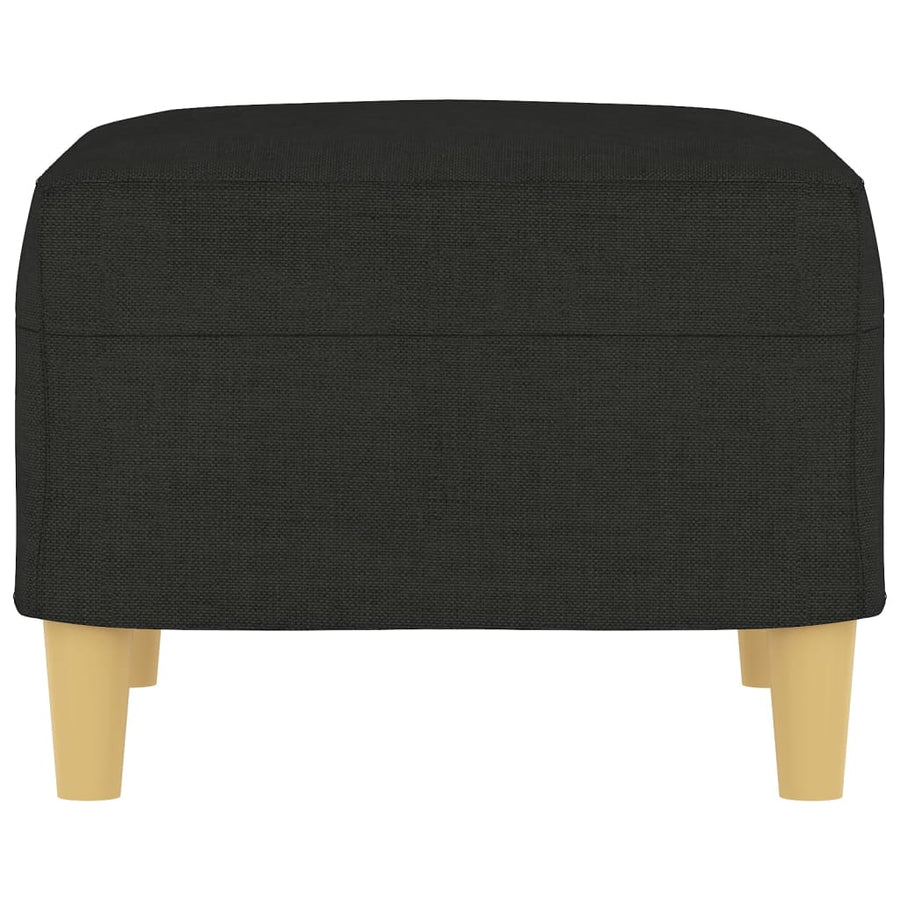 Voetenbank 60X50X41 Cm Stof Zwart