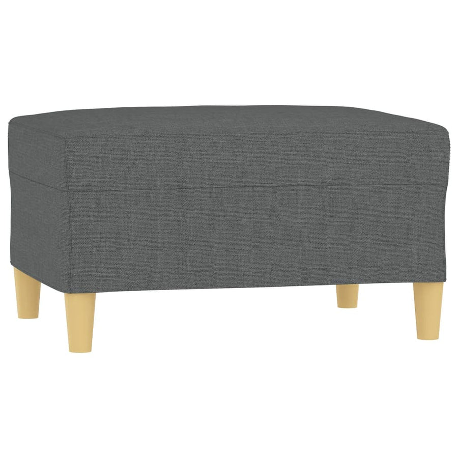 Voetenbank 70X55X41 Cm Stof Donkergrijs