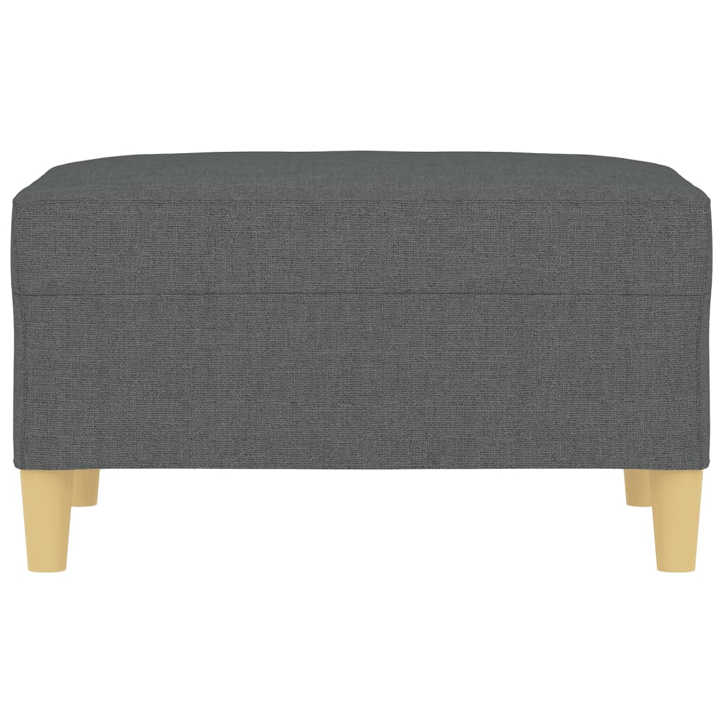 Voetenbank 70X55X41 Cm Stof Donkergrijs
