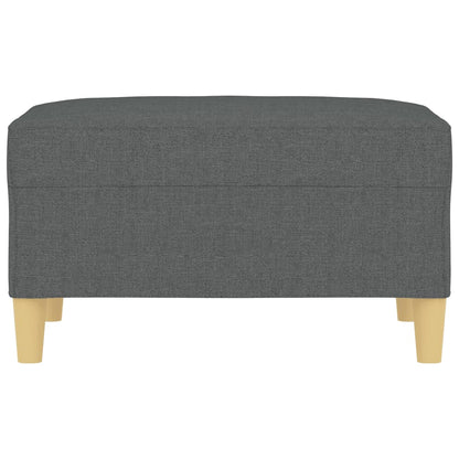 Voetenbank 70X55X41 Cm Stof Donkergrijs