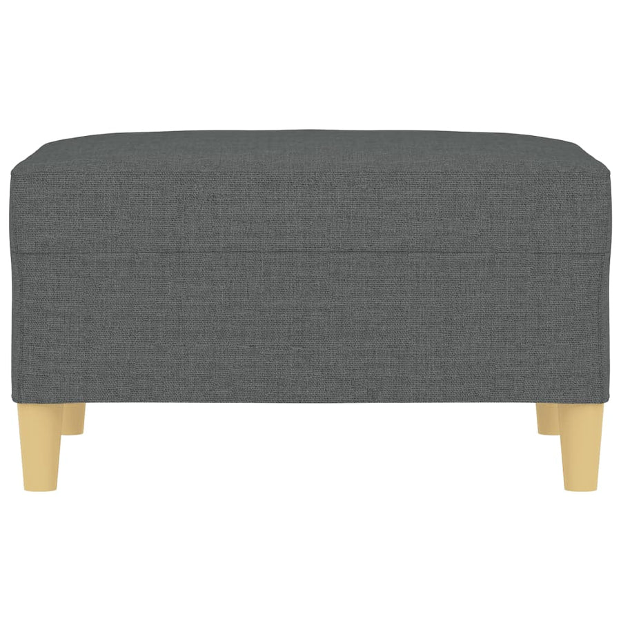 Voetenbank 70X55X41 Cm Stof Donkergrijs