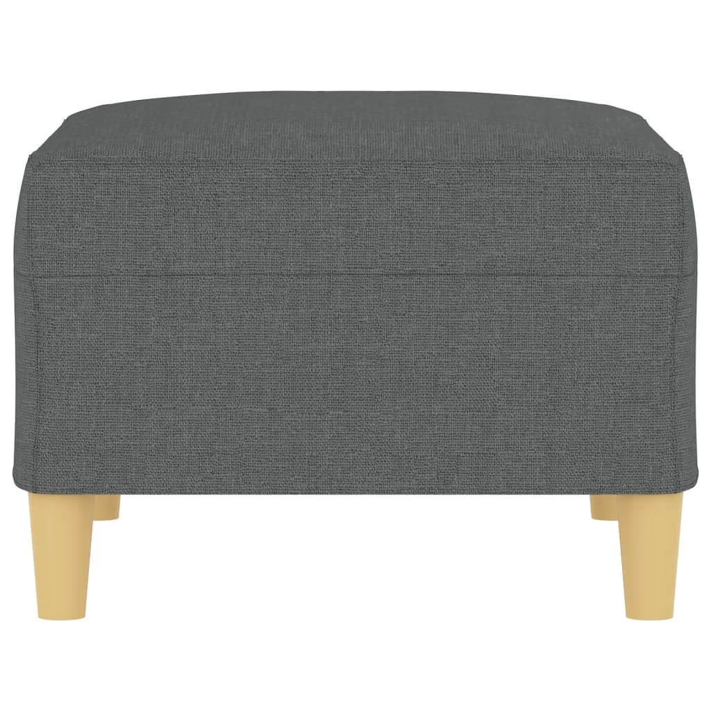Voetenbank 70X55X41 Cm Stof Donkergrijs