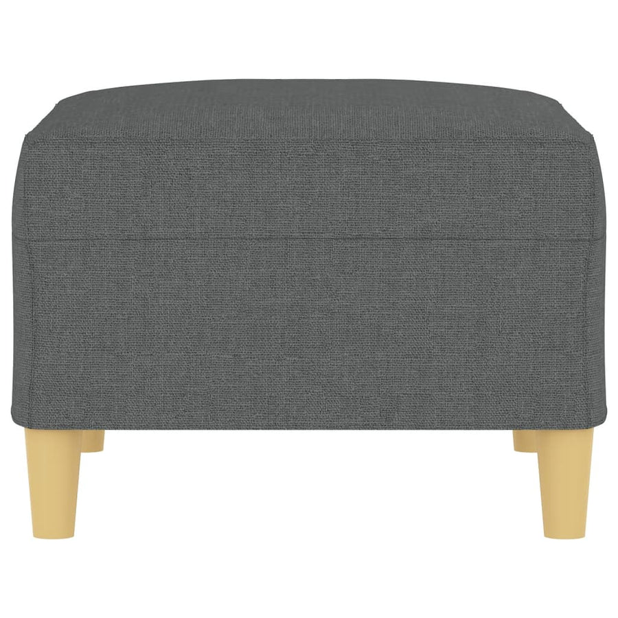 Voetenbank 70X55X41 Cm Stof Donkergrijs