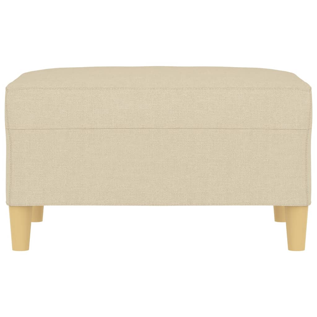 Voetenbank Stof Kleurig 1 70 x 55 x 41 cm Crème