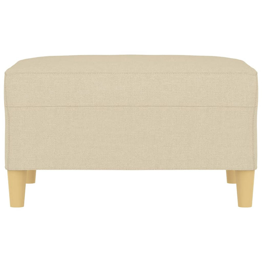 Voetenbank Stof Kleurig 1 70 x 55 x 41 cm Crème