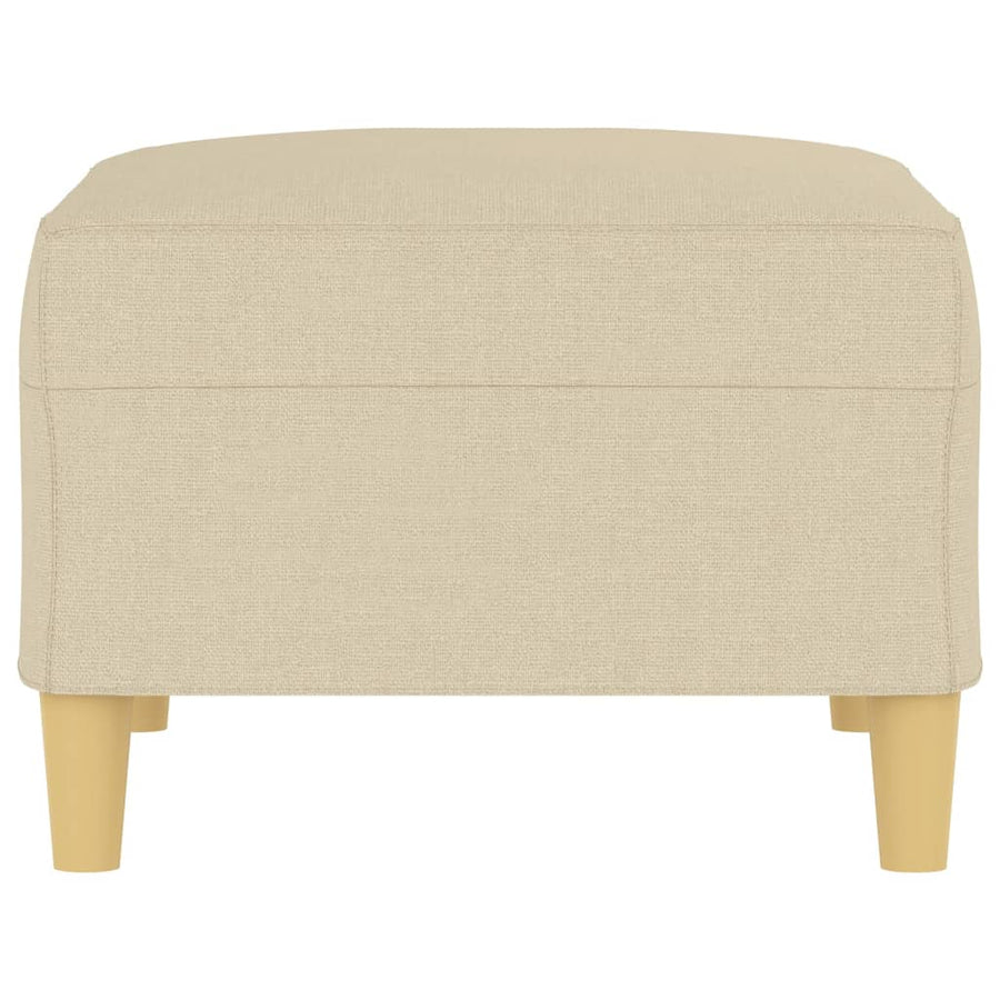 Voetenbank Stof Kleurig 1 70 x 55 x 41 cm Crème