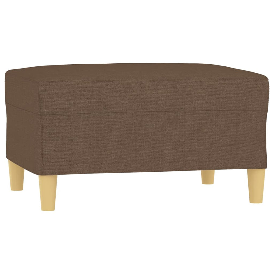 Voetenbank 70X55X41 Cm Stof Bruin
