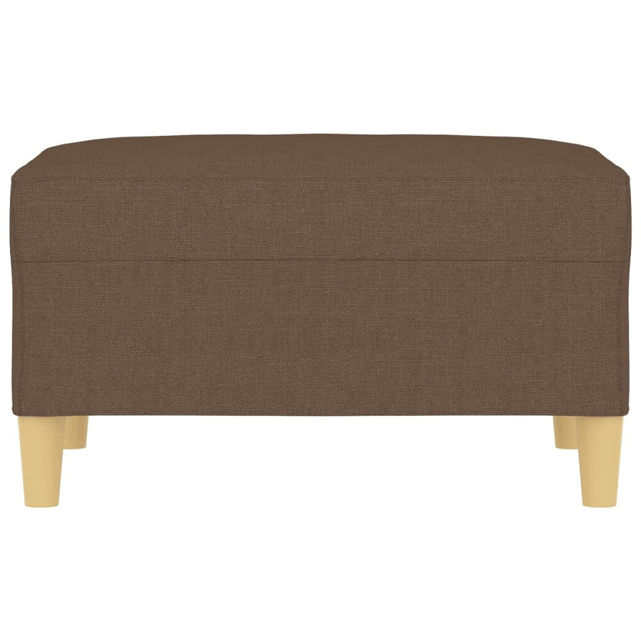 Voetenbank 70X55X41 Cm Stof Bruin