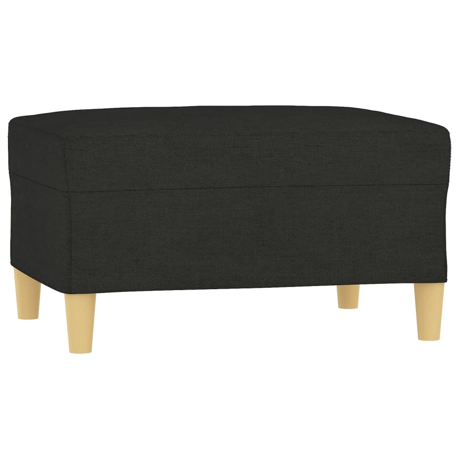 Voetenbank 70X55X41 Cm Stof Zwart