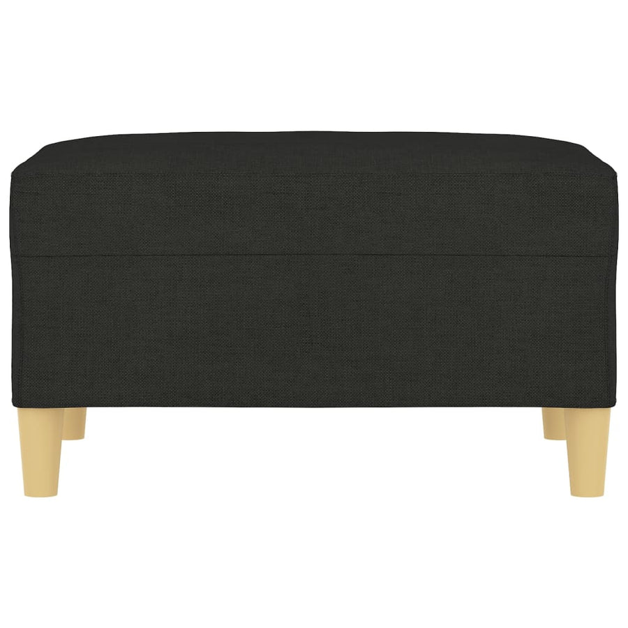 Voetenbank 70X55X41 Cm Stof Zwart