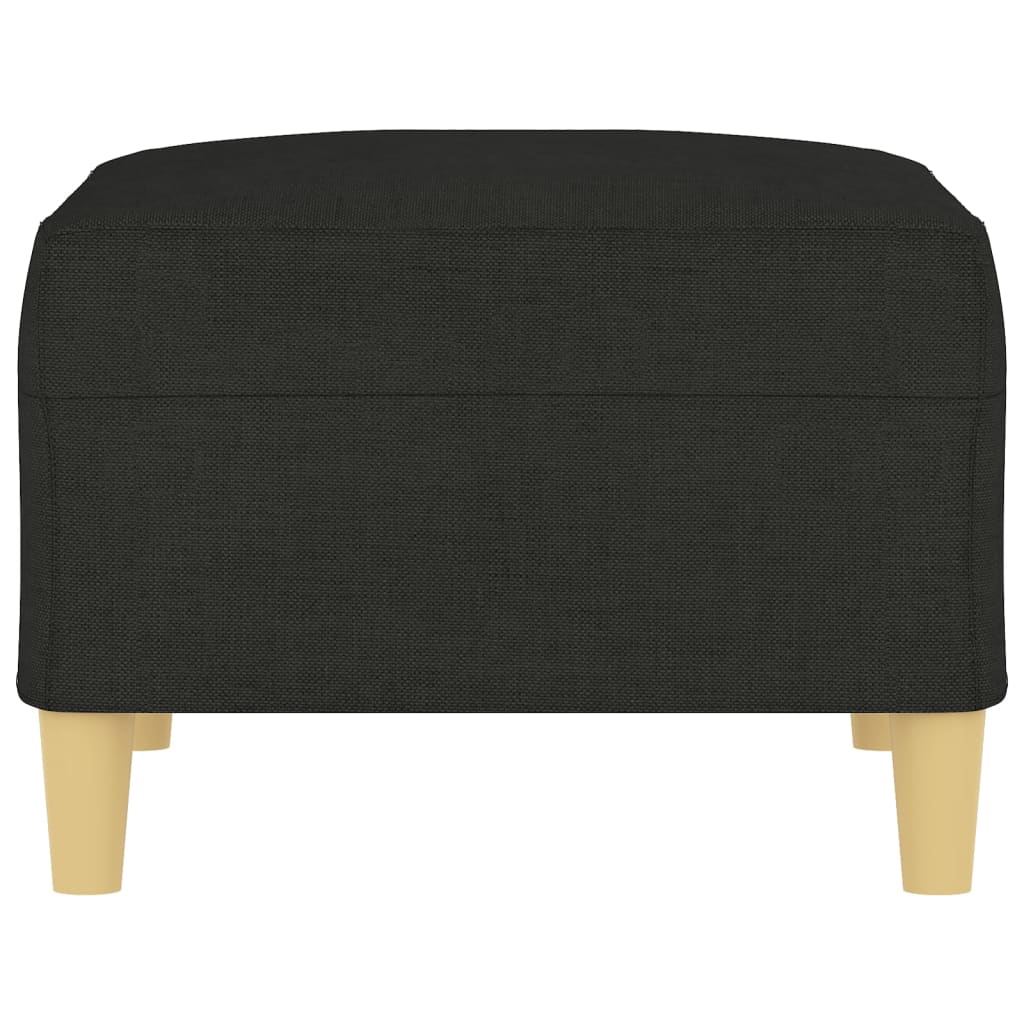 Voetenbank 70X55X41 Cm Stof Zwart