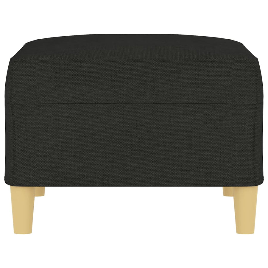 Voetenbank 70X55X41 Cm Stof Zwart