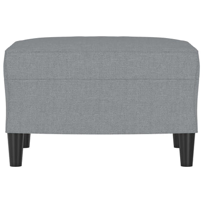 Voetenbank Stof 60 x 50 x 41 cm Lichtgrijs