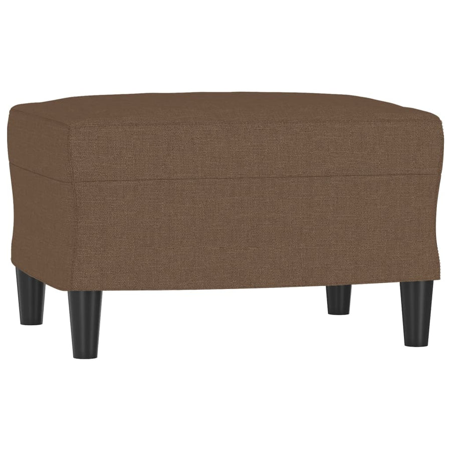 Voetenbank Stof 60 x 50 x 41 cm Bruin