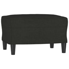 Voetenbank Stof 1 60 x 50 x 41 cm Zwart