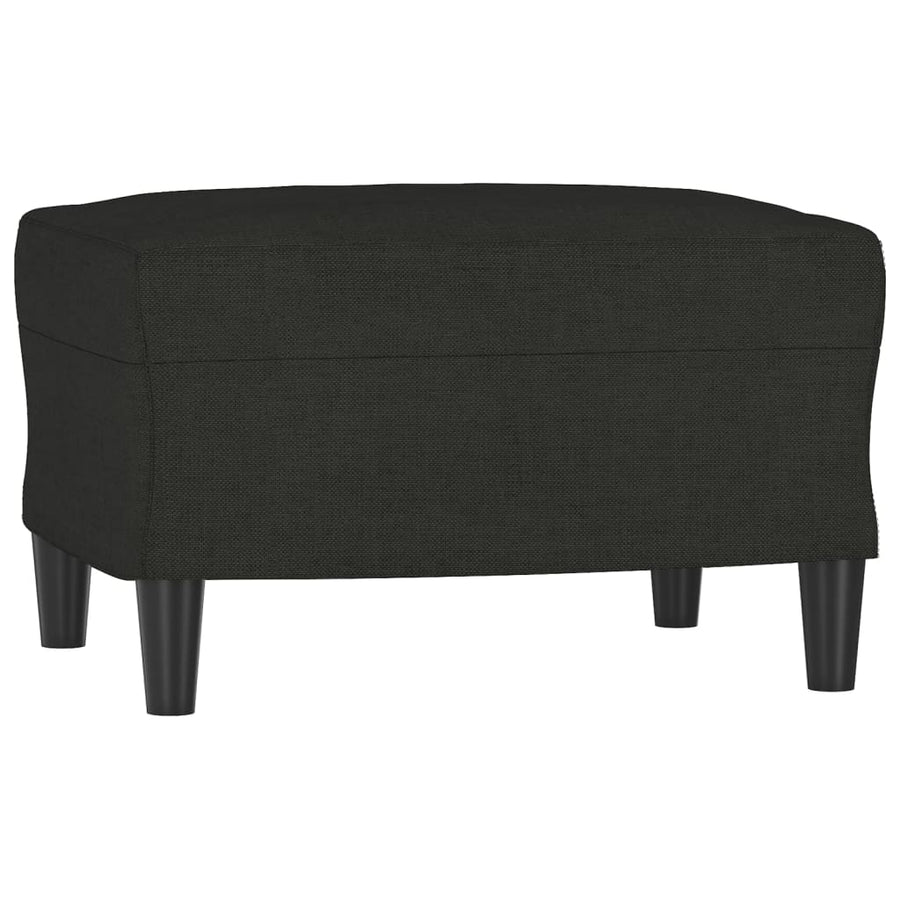 Voetenbank Stof 1 60 x 50 x 41 cm Zwart