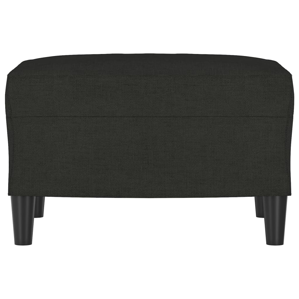 Voetenbank Stof 1 60 x 50 x 41 cm Zwart