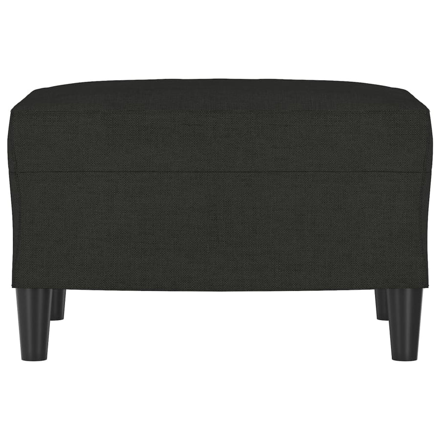 Voetenbank Stof 1 60 x 50 x 41 cm Zwart