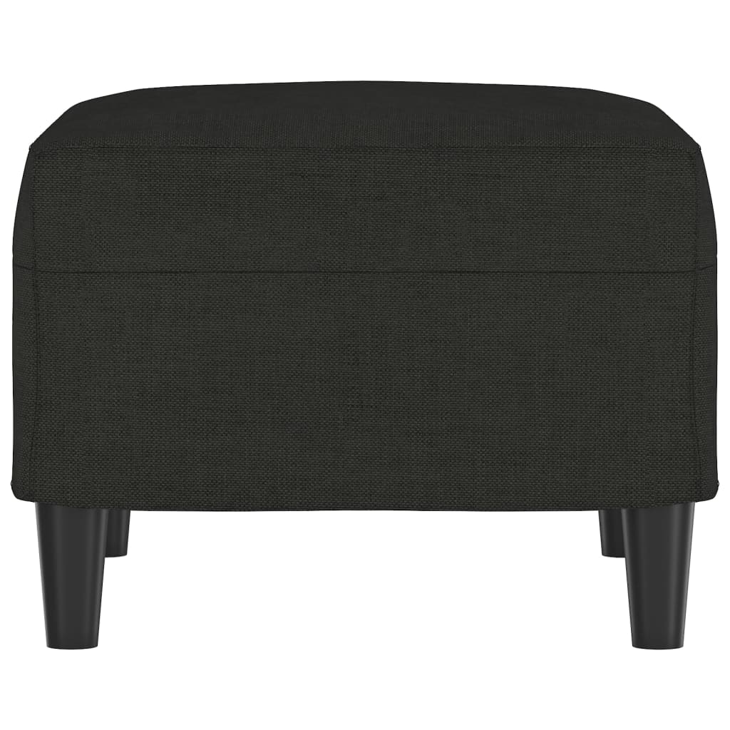 Voetenbank Stof 1 60 x 50 x 41 cm Zwart