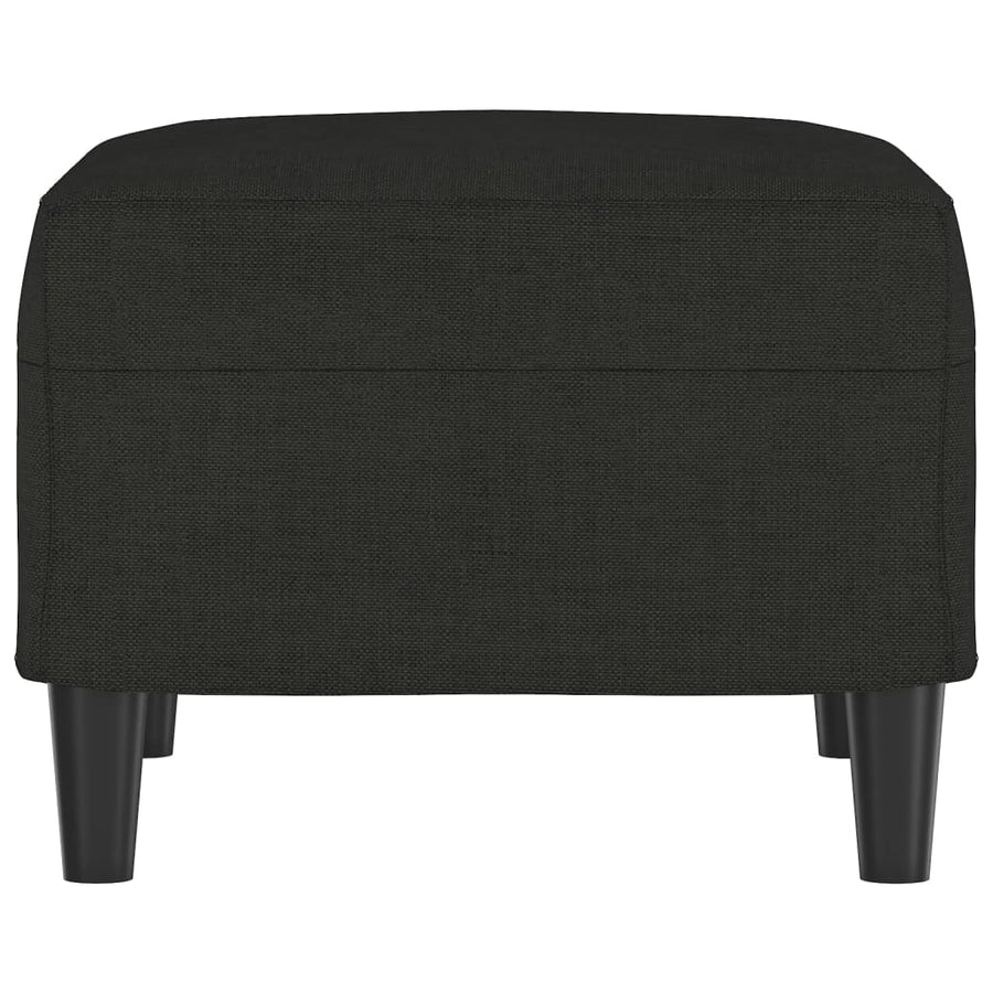 Voetenbank Stof 1 60 x 50 x 41 cm Zwart