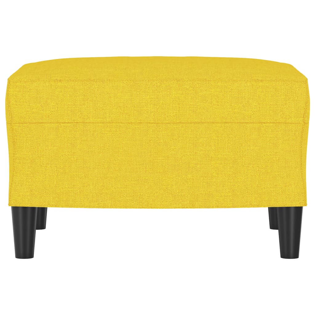 Voetenbank 60X50X41 Cm Stof Geel
